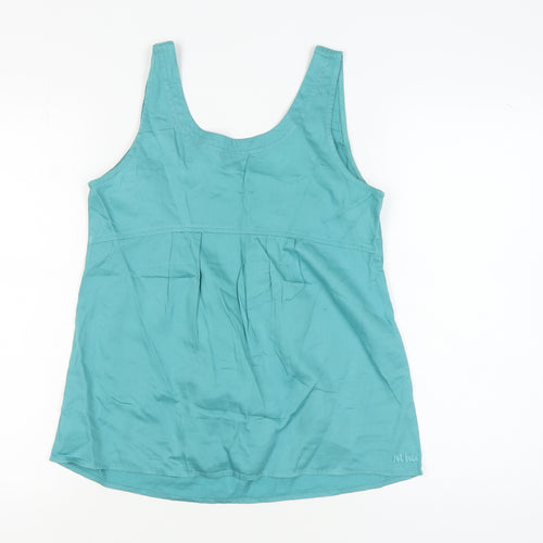 Fat Face Women's Blue Cotton Sleeveless Tank Top, Size 10