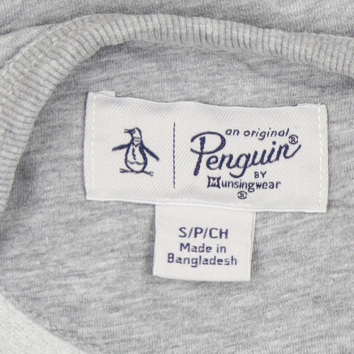 Penguin Unisex Grey Pullover Sweatshirt Size S