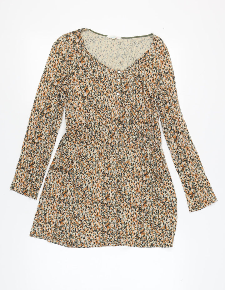 White Stuff Women's Multicoloured Short Dress, Size 12