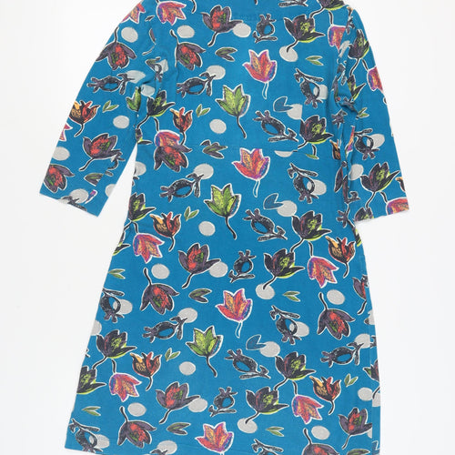 Weird Fish Women's Floral Cotton Dress Size 8