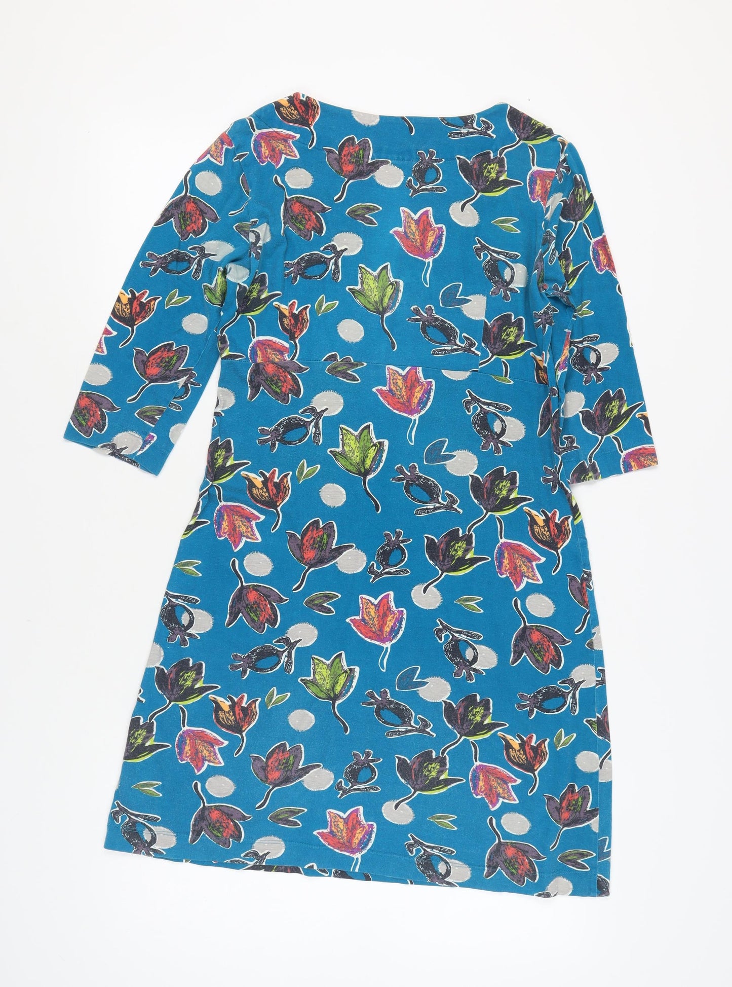 Weird Fish Women's Floral Cotton Dress Size 8
