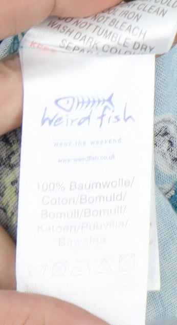 Weird Fish Women's Floral Cotton Dress Size 8