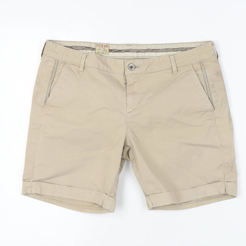 Guess Men's Beige Chino Shorts Size 29