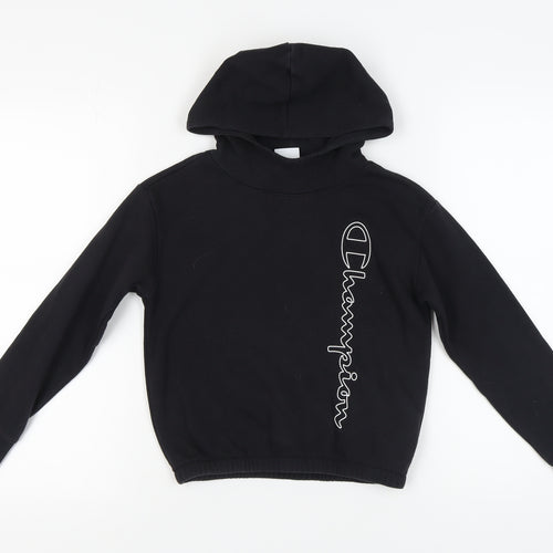 Champion Girls Black Medium Pullover Hoodie