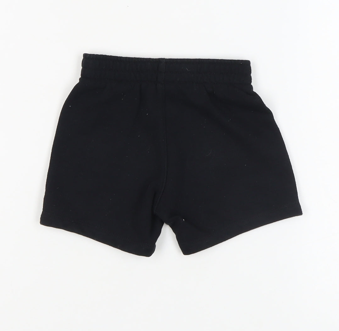 Nike Unisex Kids Black Athletic Shorts - 2 Years
