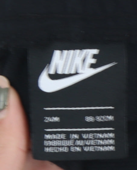 Nike Unisex Kids Black Athletic Shorts - 2 Years