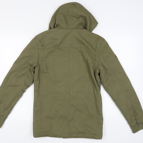 SoulCal & Co Men's Green Military Jacket S