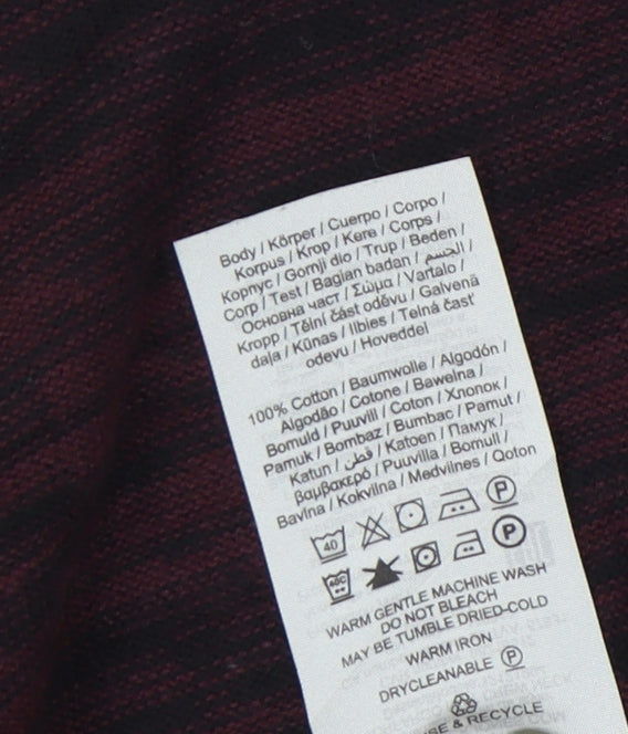 Jack & Jones Men's Red Pullover Jumper Size L