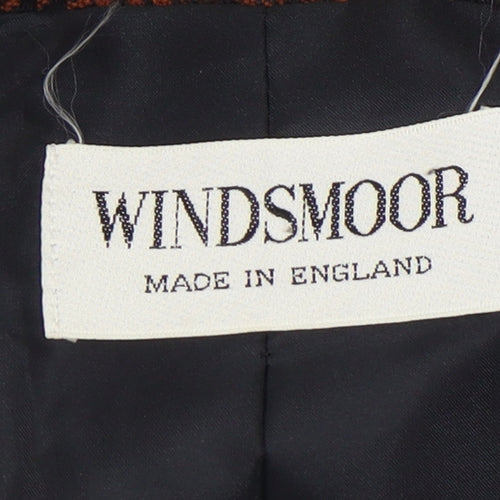 Windsmoor Women’s Brown Check Blazer, Size 18