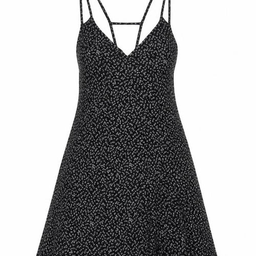 Abercrombie & Fitch Womens Black XS Floral Slip Dress
