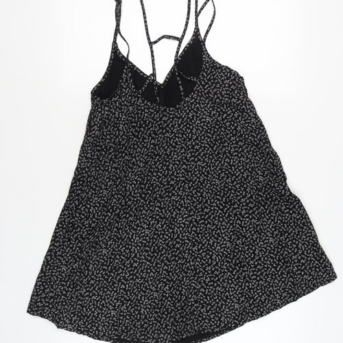 Abercrombie & Fitch Womens Black XS Floral Slip Dress