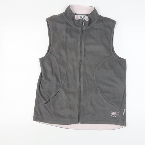 Everlast Women's Grey Waistcoat Size 12 Fleece