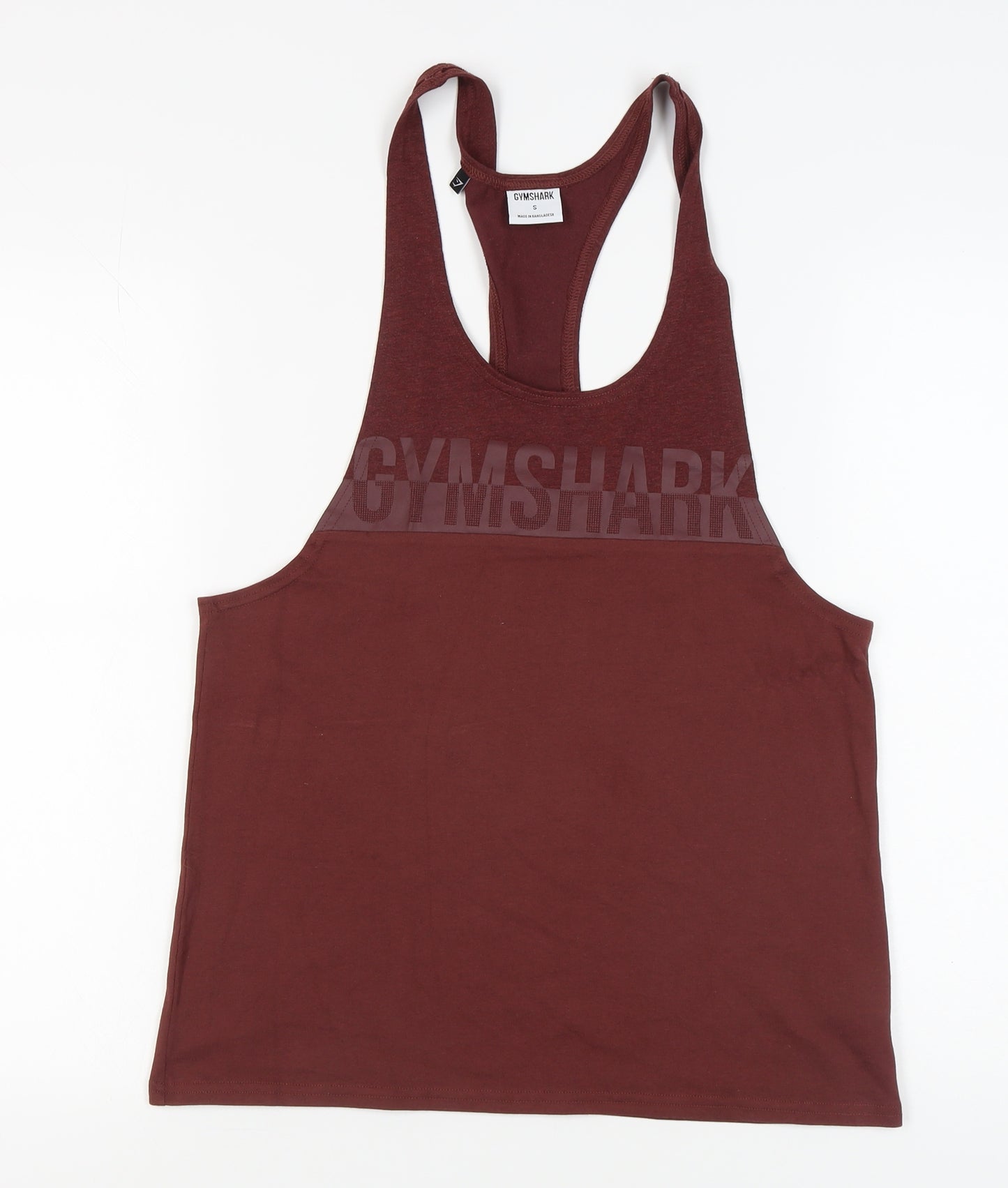 Gymshark Women's Brown Tank Top Size S for Gym & Training