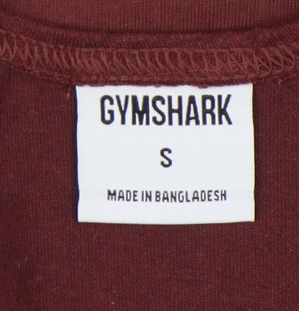 Gymshark Women's Brown Tank Top Size S for Gym & Training