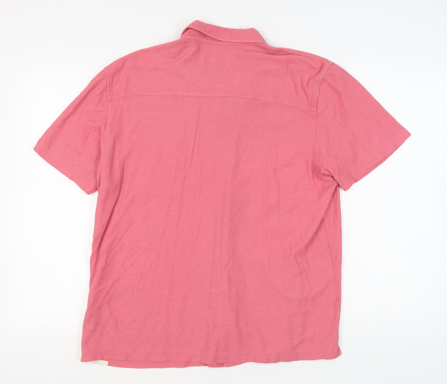 Ted Baker Men's Pink Short Sleeve Casual Shirt L