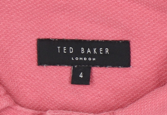 Ted Baker Men's Pink Short Sleeve Casual Shirt L
