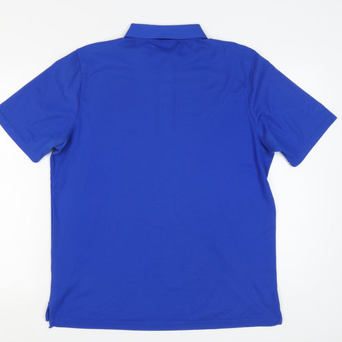 Glenmuir Men's Blue Polo Shirt Size L - Golf Casual
