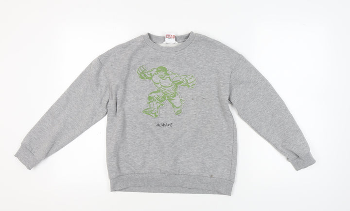 Marvel Boys Grey Superhero Sweatshirt 11-12Y Pullover