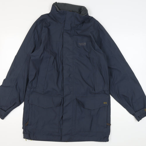 Regatta Men's Blue Parka Jacket Size S