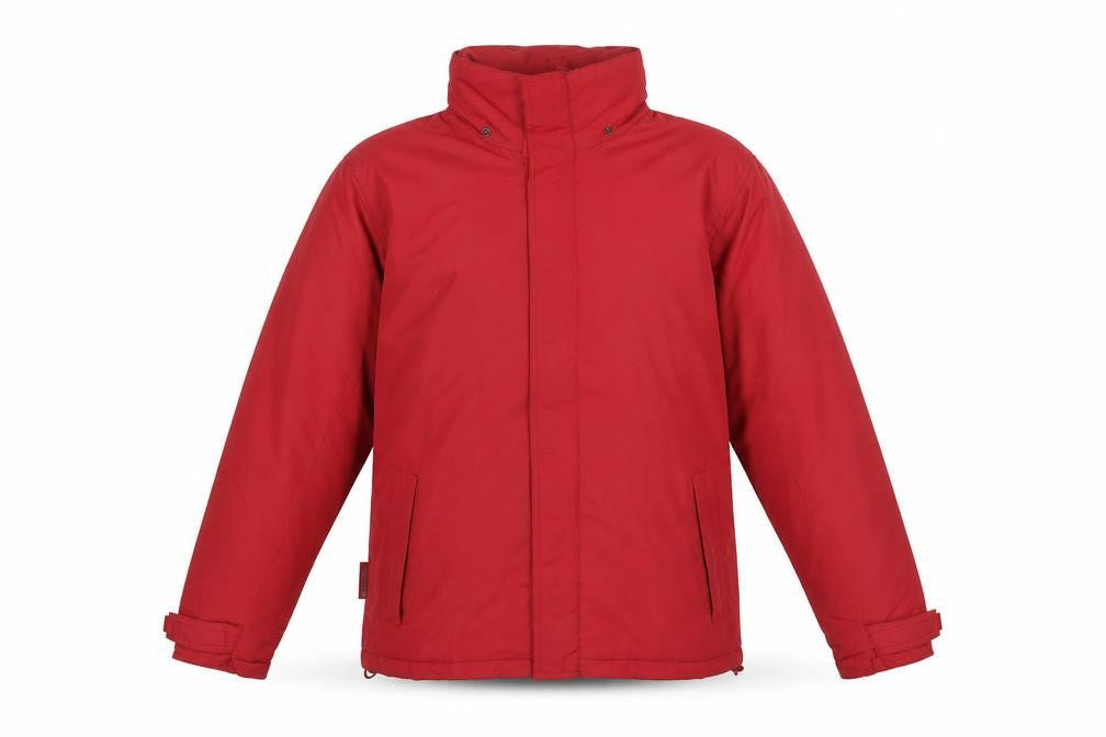 Front view of Mountain Warehouse Red Men's 3-in-1 Casual Waterproof Jacket, size S