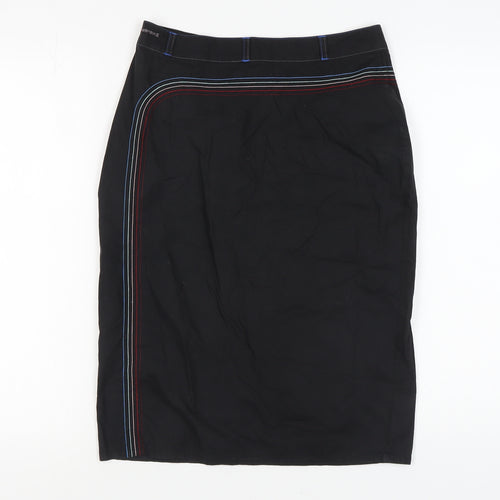 Firetrap Women's Black Knee-Length Pencil Skirt, Size S