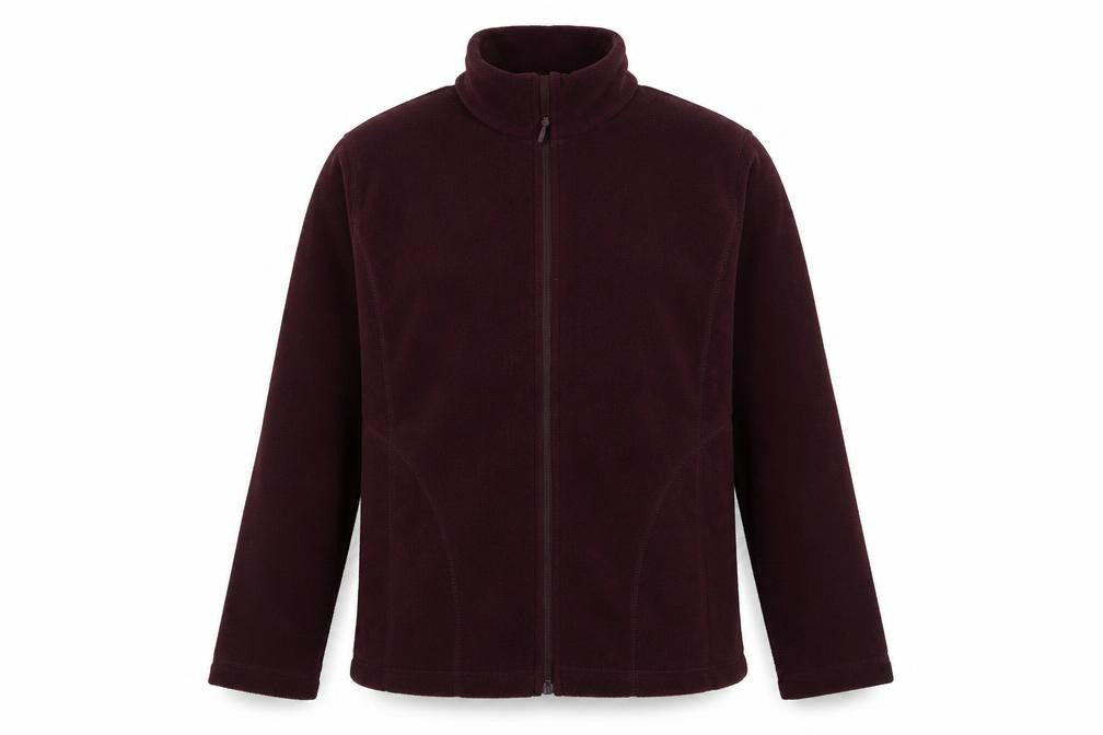 Front view of Van Heusen Men's Purple Full Zip Jacket L