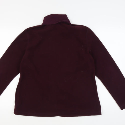 Van Heusen Men's Purple Full Zip Jacket L