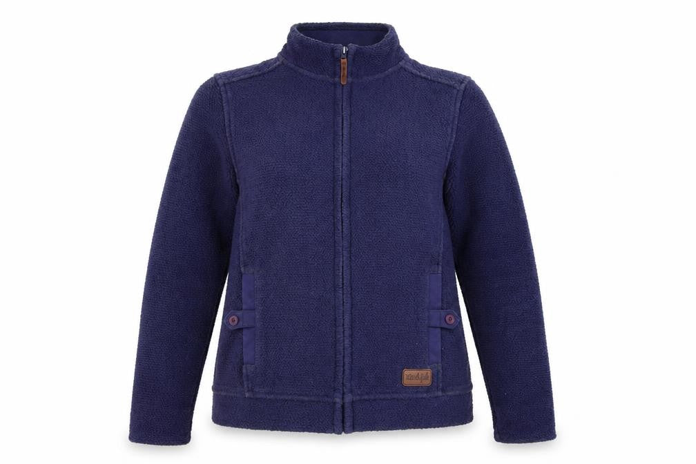 Weird Fish Women's Blue Full Zip Jacket Size 10