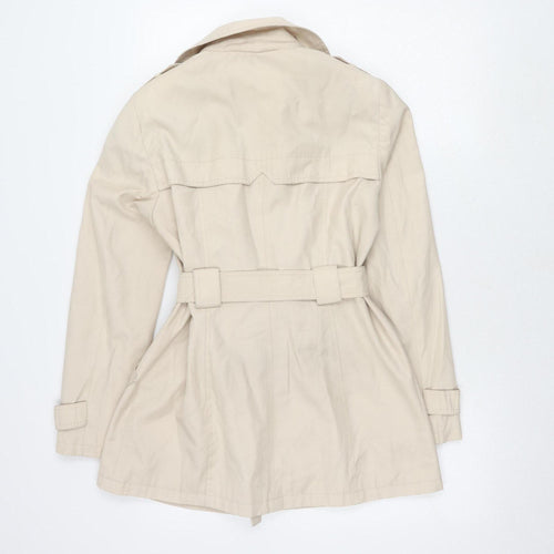 Debenhams Women Beige Trench Coat Size 10