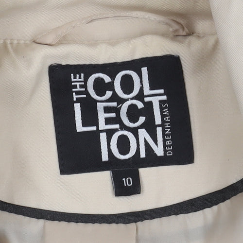 Debenhams Women Beige Trench Coat Size 10