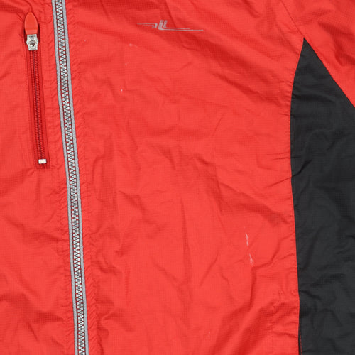 Crane Sports Unisex Red Windbreaker Jacket Size L