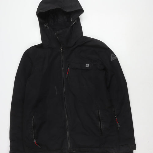 Surfanic Men's Black Waterproof M Rain Coat