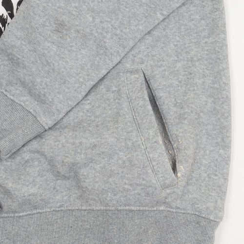 Genetic Apparel Men's Grey Hoodie M Pullover Urban
