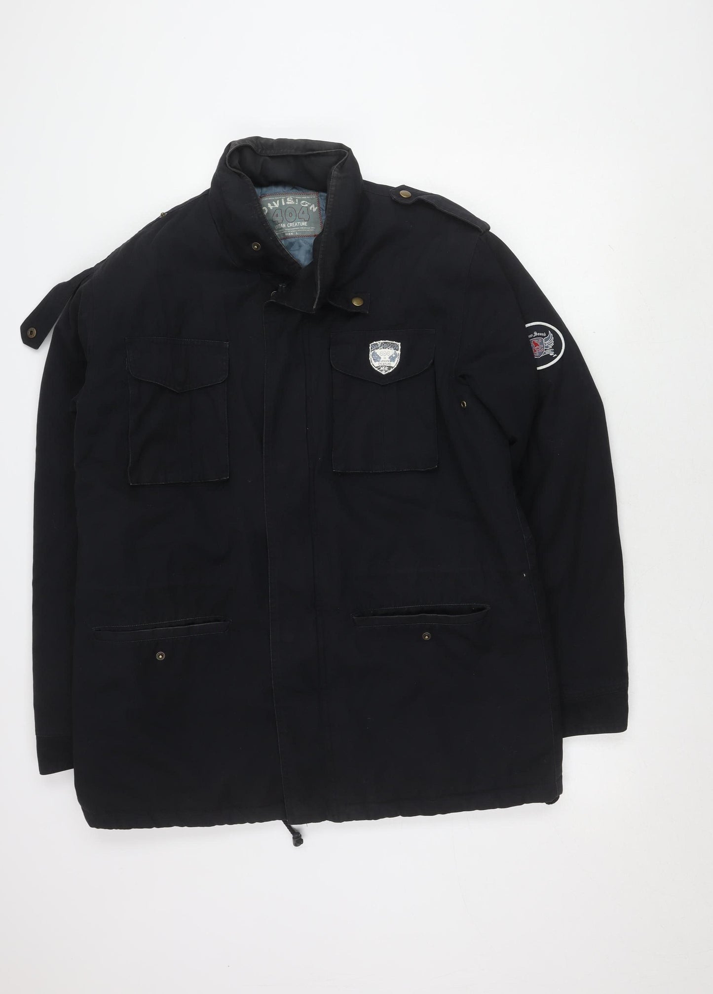 DIVISION 404 Men's Black Urban Jacket Size L