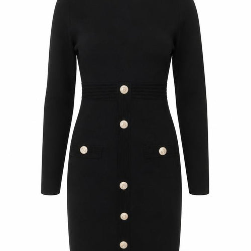 Allyson Black Sheath Dress Women S Long Sleeve