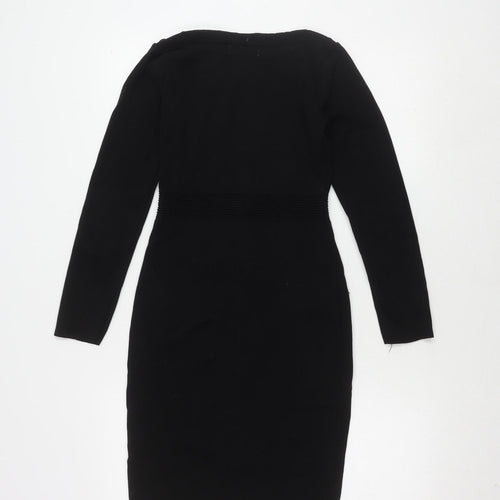 Allyson Black Sheath Dress Women S Long Sleeve