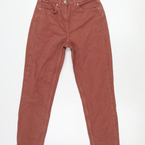 Next Women's Brown High Rise Mom Jeans Size 6
