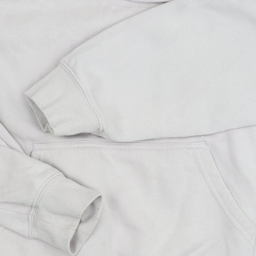 H&M Unisex Adults Clear Hoodie, Size 12, Casual Look
