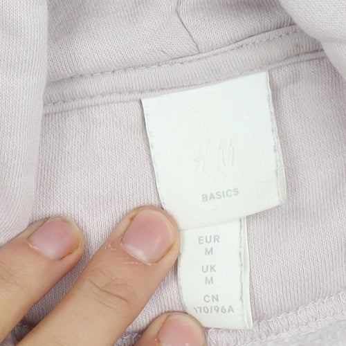 H&M Unisex Adults Clear Hoodie, Size 12, Casual Look