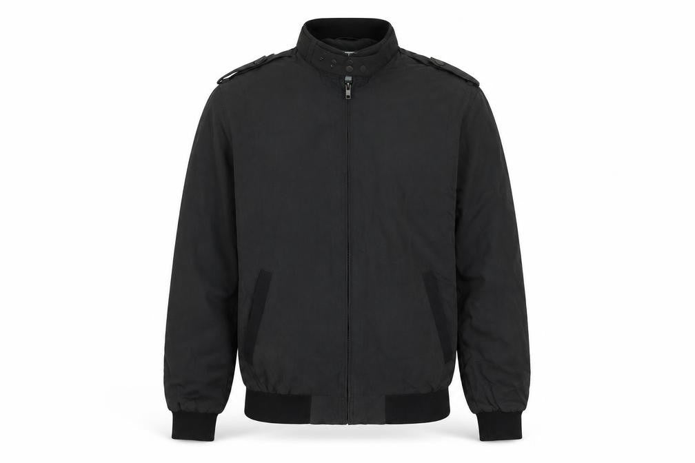 Next Men's Black Medium Stand-Up Collar Jacket