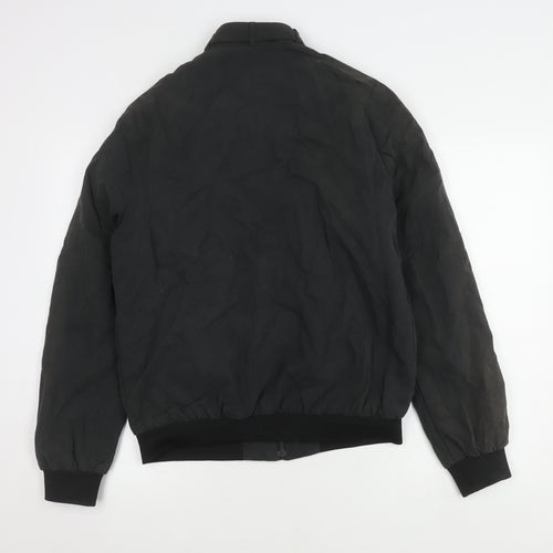 Next Men's Black Medium Stand-Up Collar Jacket