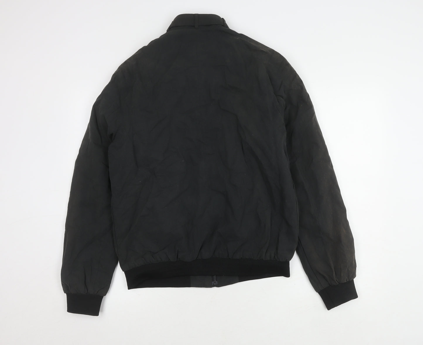 Next Men's Black Medium Stand-Up Collar Jacket