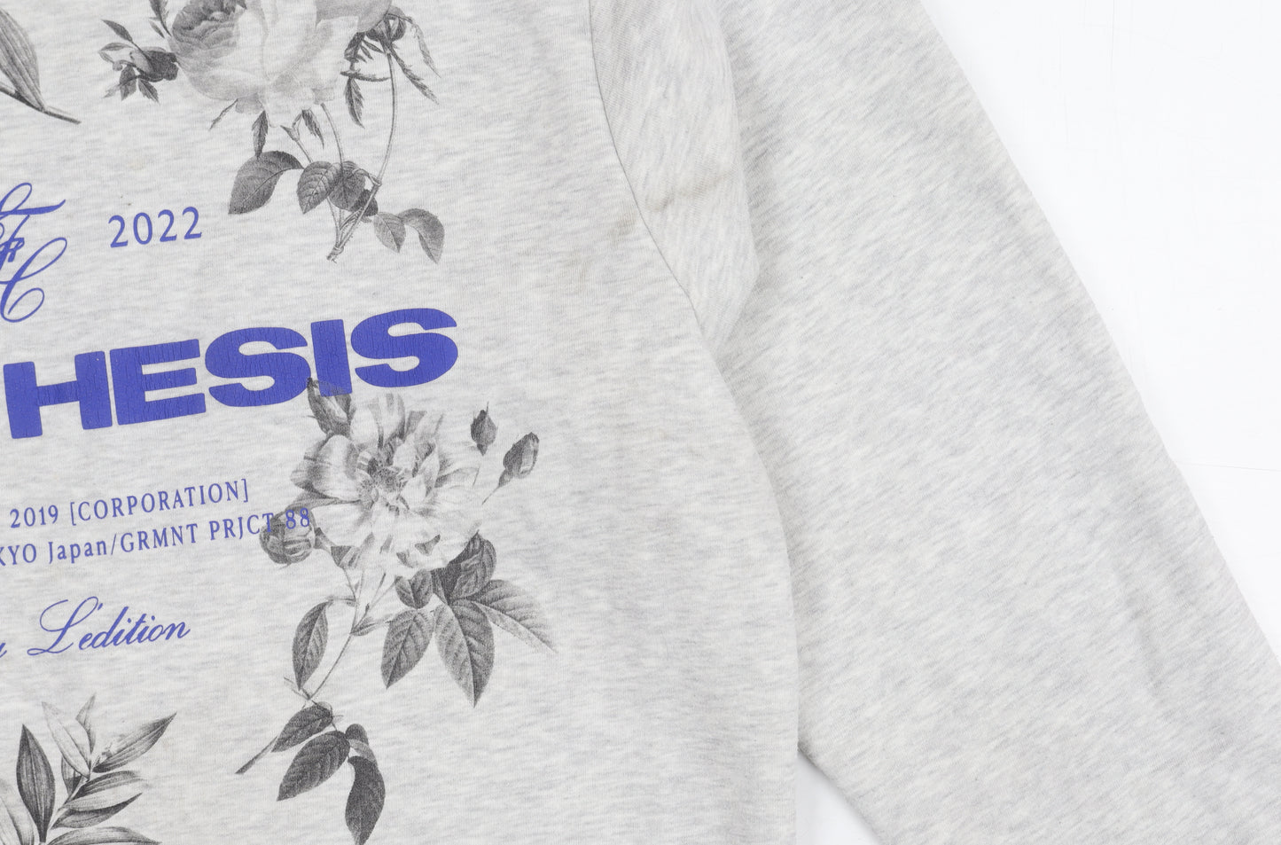 River Island Grey Graphic Print XL Sweatshirt for Men