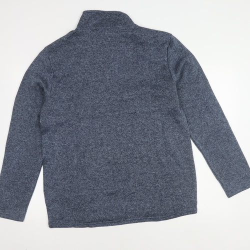 Atlasformen Men's Blue 1/2 Zip Sweatshirt M