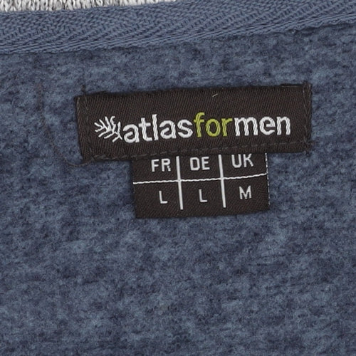 Atlasformen Men's Blue 1/2 Zip Sweatshirt M