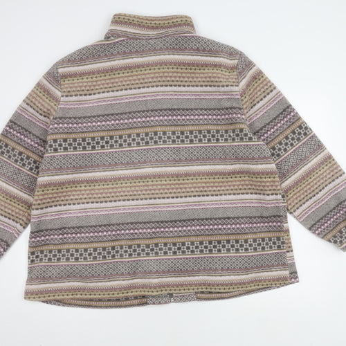 Damart Women's Multicoloured Fleece Jacket Size 26/28