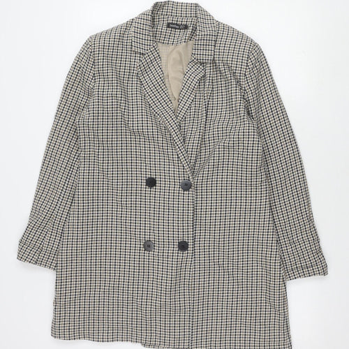 Boohoo Women's Check Blazer - UK Size 14