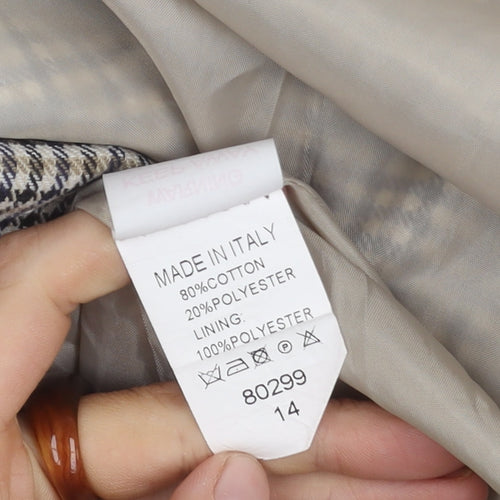 Boohoo Women's Check Blazer - UK Size 14