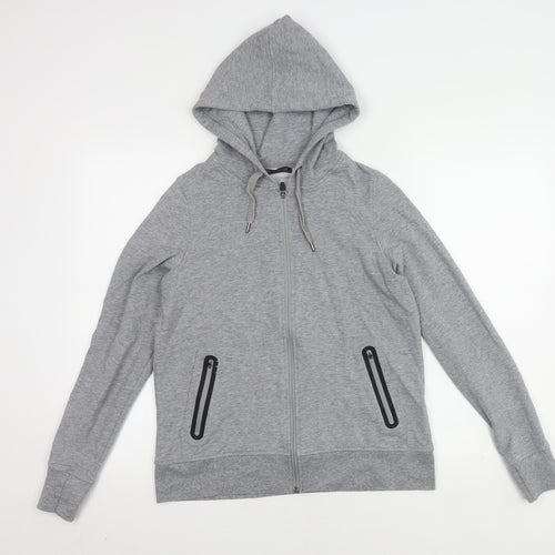Marks and Spencer Women's Grey Cotton Jacket Size 12