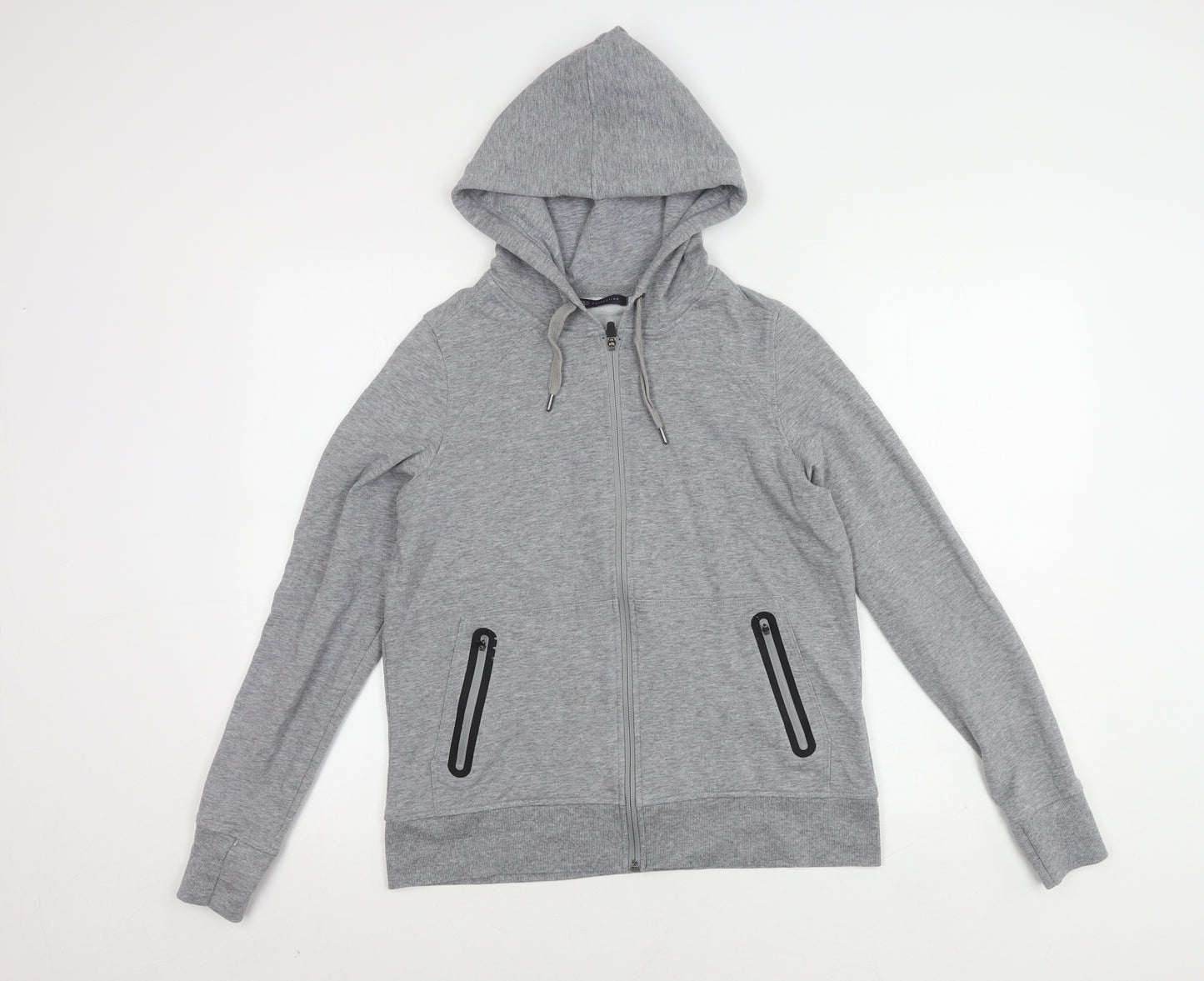 Marks and Spencer Women's Grey Cotton Jacket Size 12